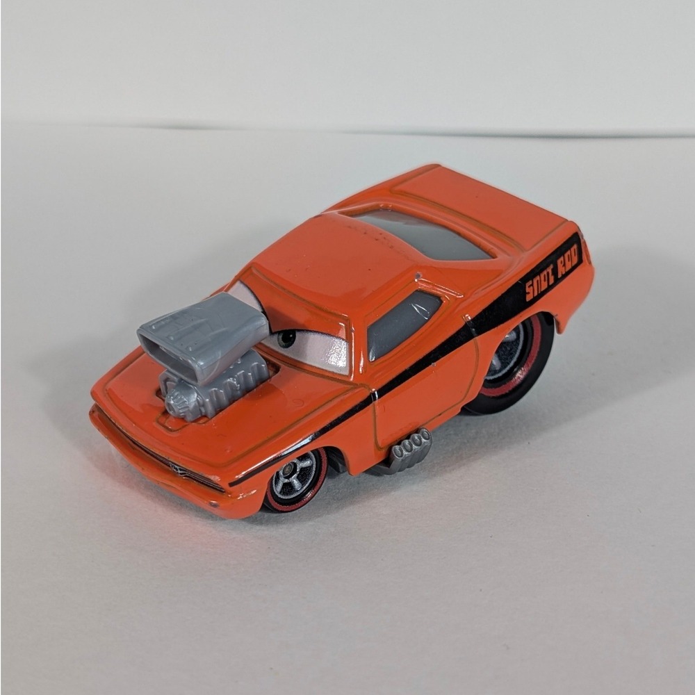 Disney Pixar Cars Mattel Snot Rod Orange Diecast Muscle Car Toy DKG25